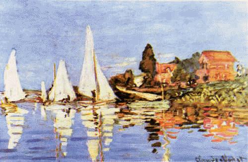 Claude Monet Regatta at Argenteuil oil painting picture